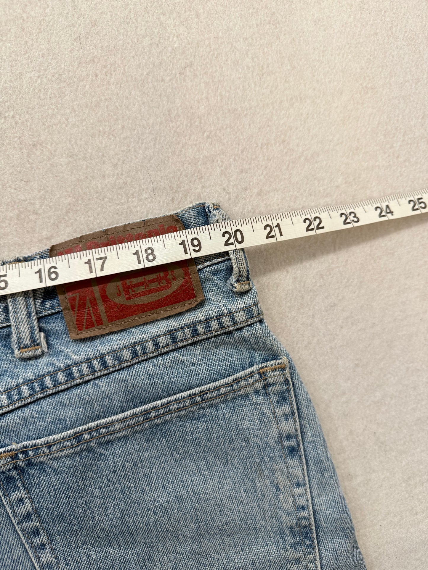 Cerruti 1881 Light Blue Denim Jeans Straight Leg 5 Pocket Size 40