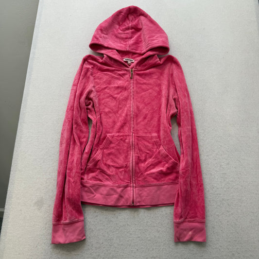 Juicy Couture “Love Your Juicy Couture” Women's Dragonfruit Zip Up Hoodie Size L