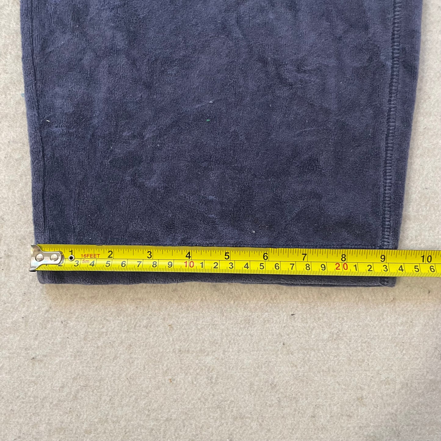 Vintage Juicy Couture Women's Navy Blue Velour Track Pant Drawstring Y2k Size S