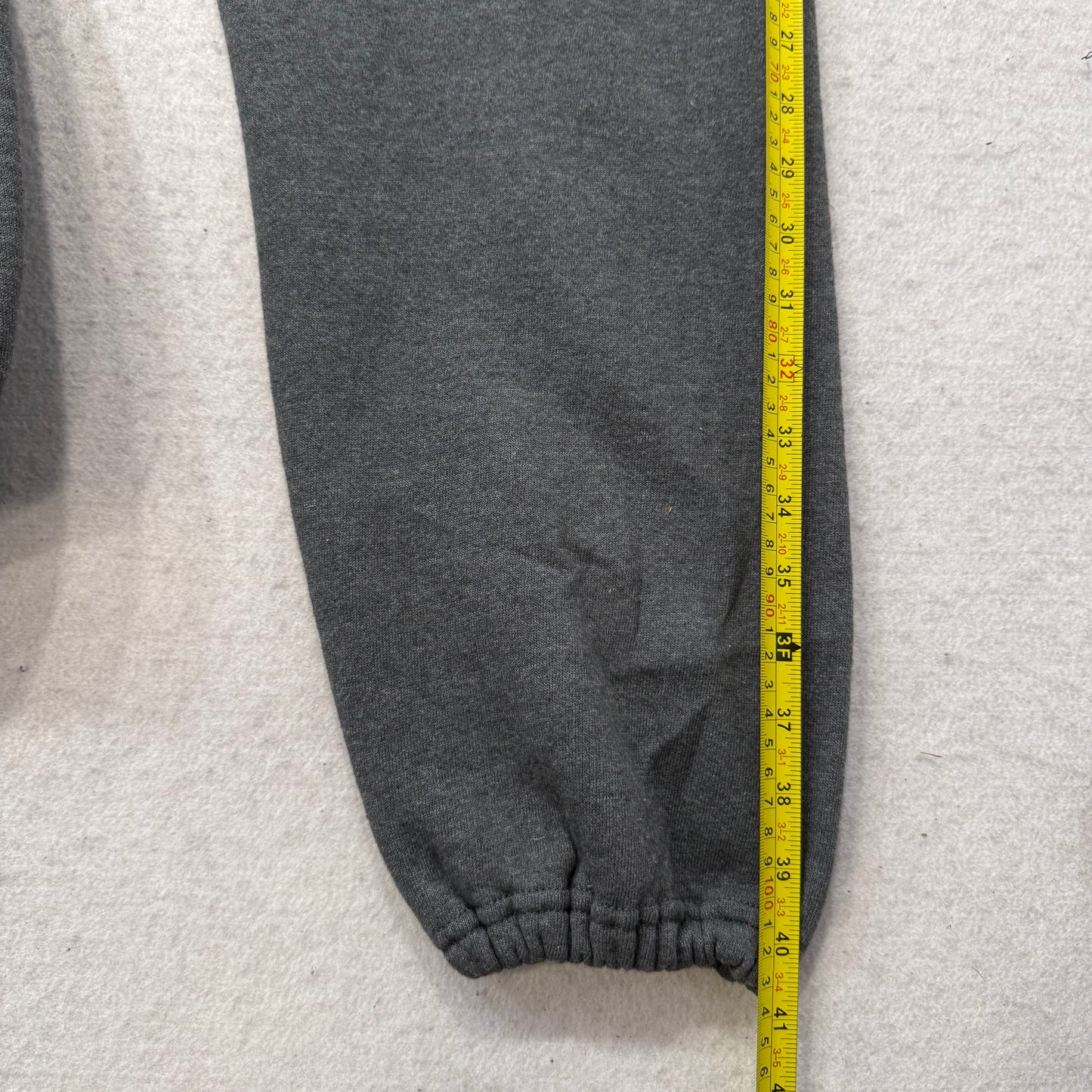 Russell Athletic Unisex Gray Fleece Elastic Waist Joggers Pant Loungewear Size M