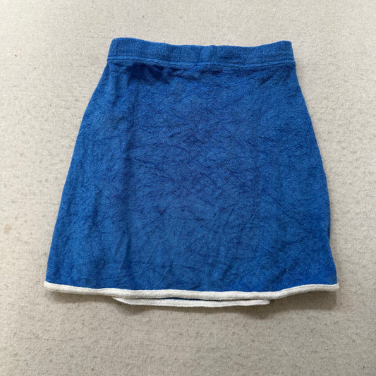 Hollister Womens Blue Terrycloth Ultra High Rise Mini Skirt Athletic Wear Size S