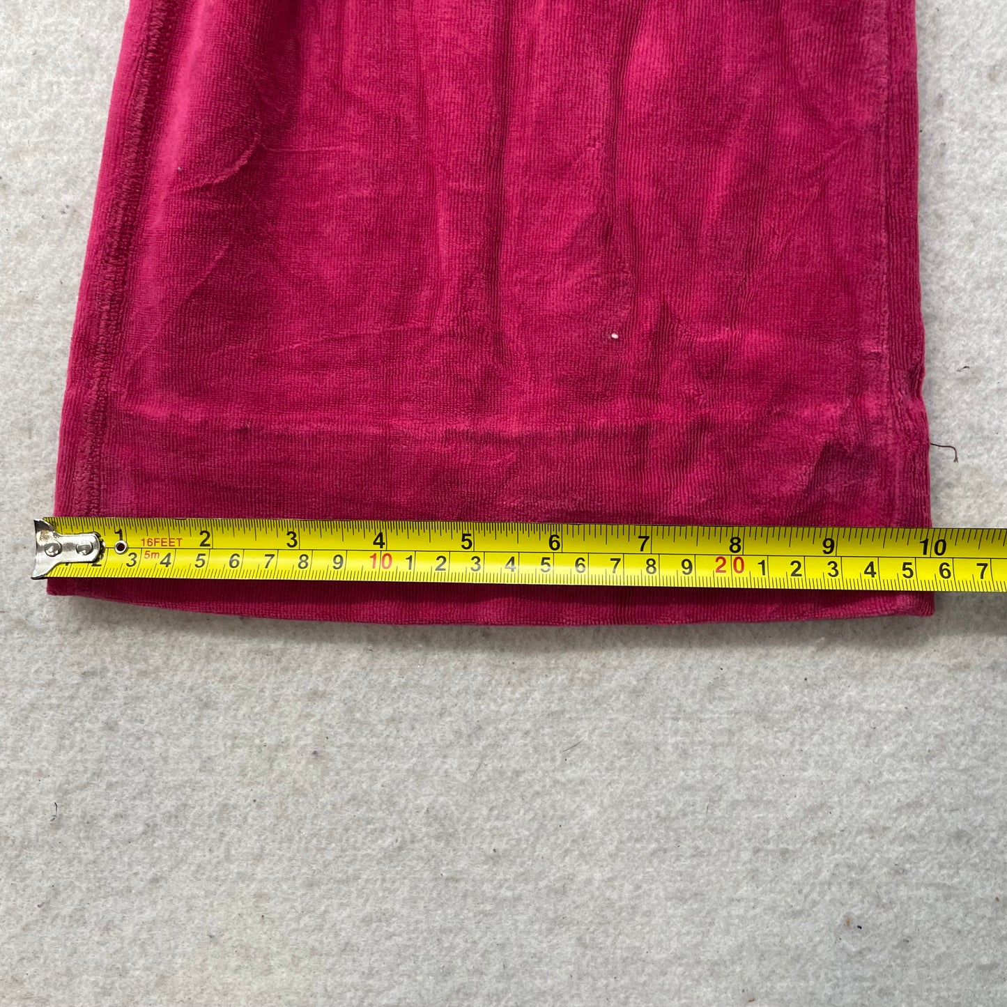 Juicy Couture Women's Hot Pink Velour Flared Leg Track Pants Drawstring Size M