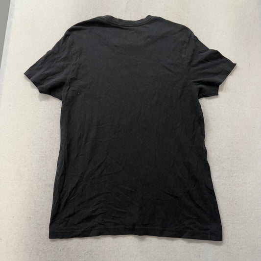 Guess Jeans Men's Faded Black Cotton T-Shirt Short Sleeves Rock Style Tee Size L