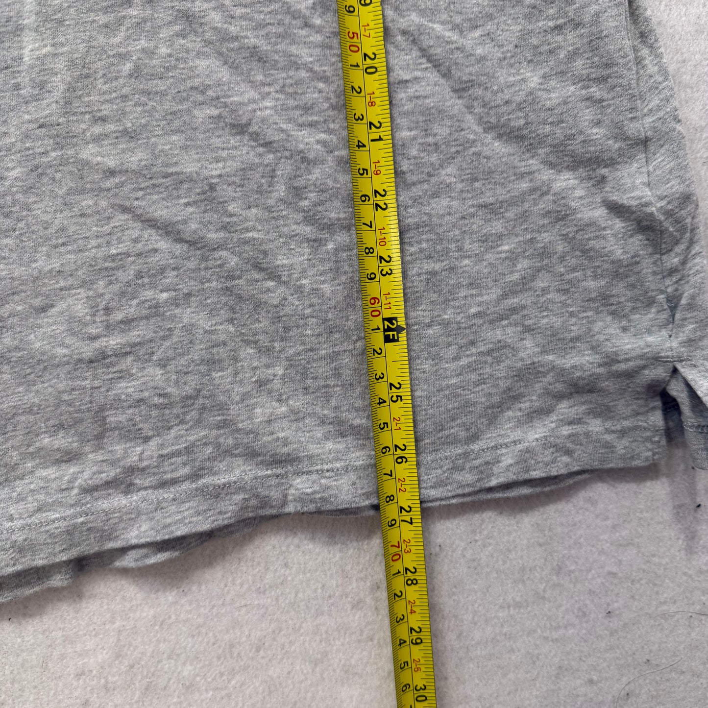.Aeropostale New York 1987 Women Gray Graphic Polo Shirt Retro Streetwear Size XL