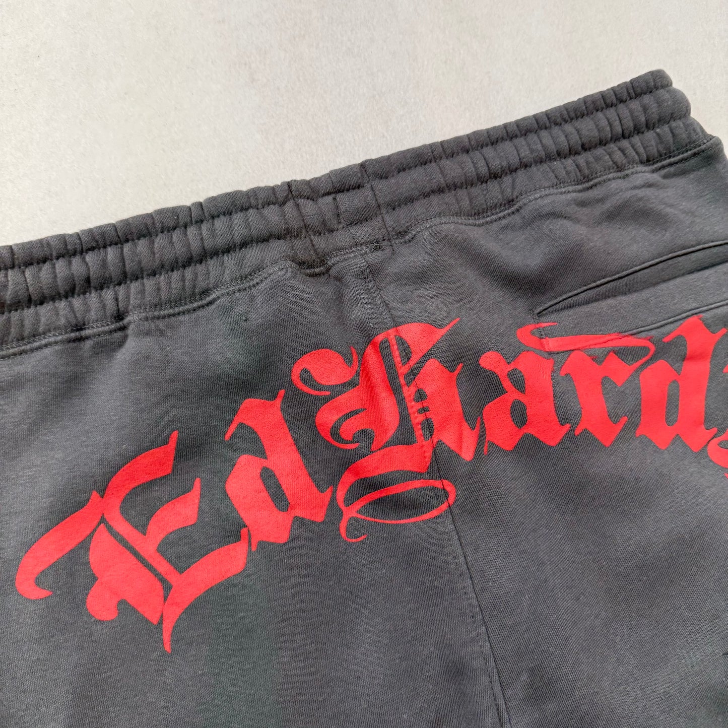 ED HARDY “Panther Skull” CHARCOAL FLARE PANTS