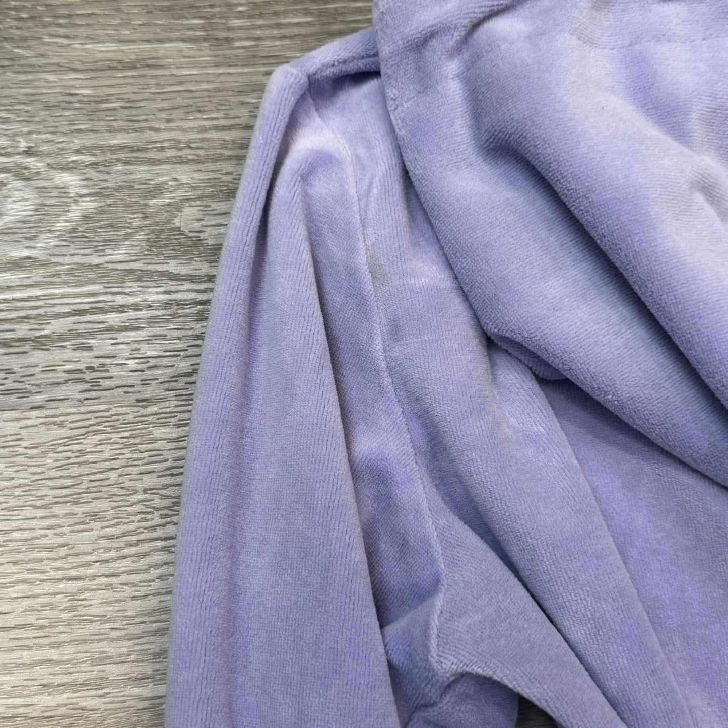Vintage Juicy Couture Women's Lavender Velour Full Zip Hoodie Loungewear Size S