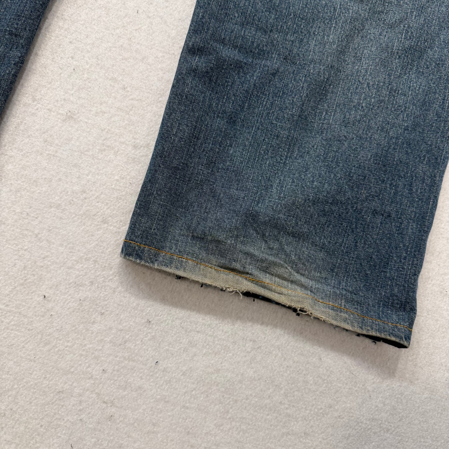 Levi's 569 Men's Blue Loose Straight Denim Jeans 100% Cotton Mid-Rise Size 36x32