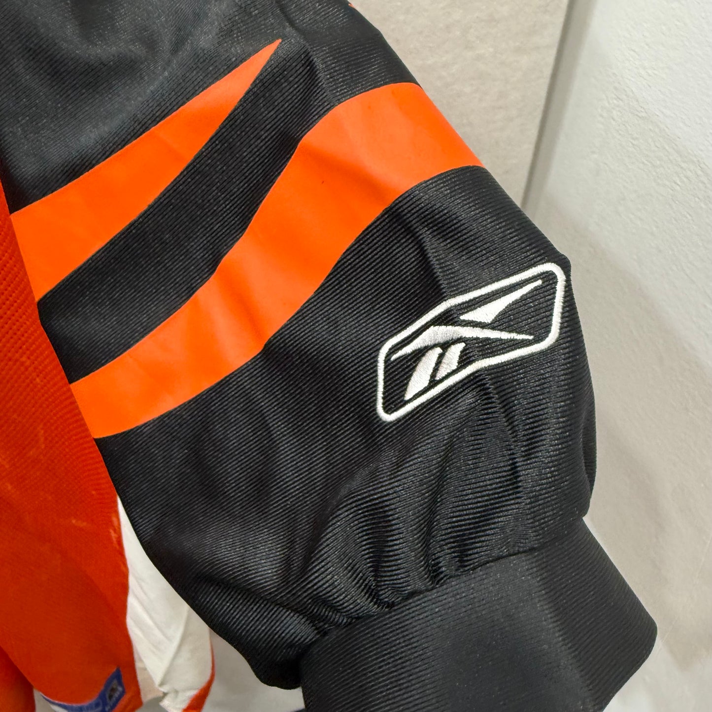 Reebok NFL Bengals Carson Palmer 9 Orange Football Jersey Mesh Size XL