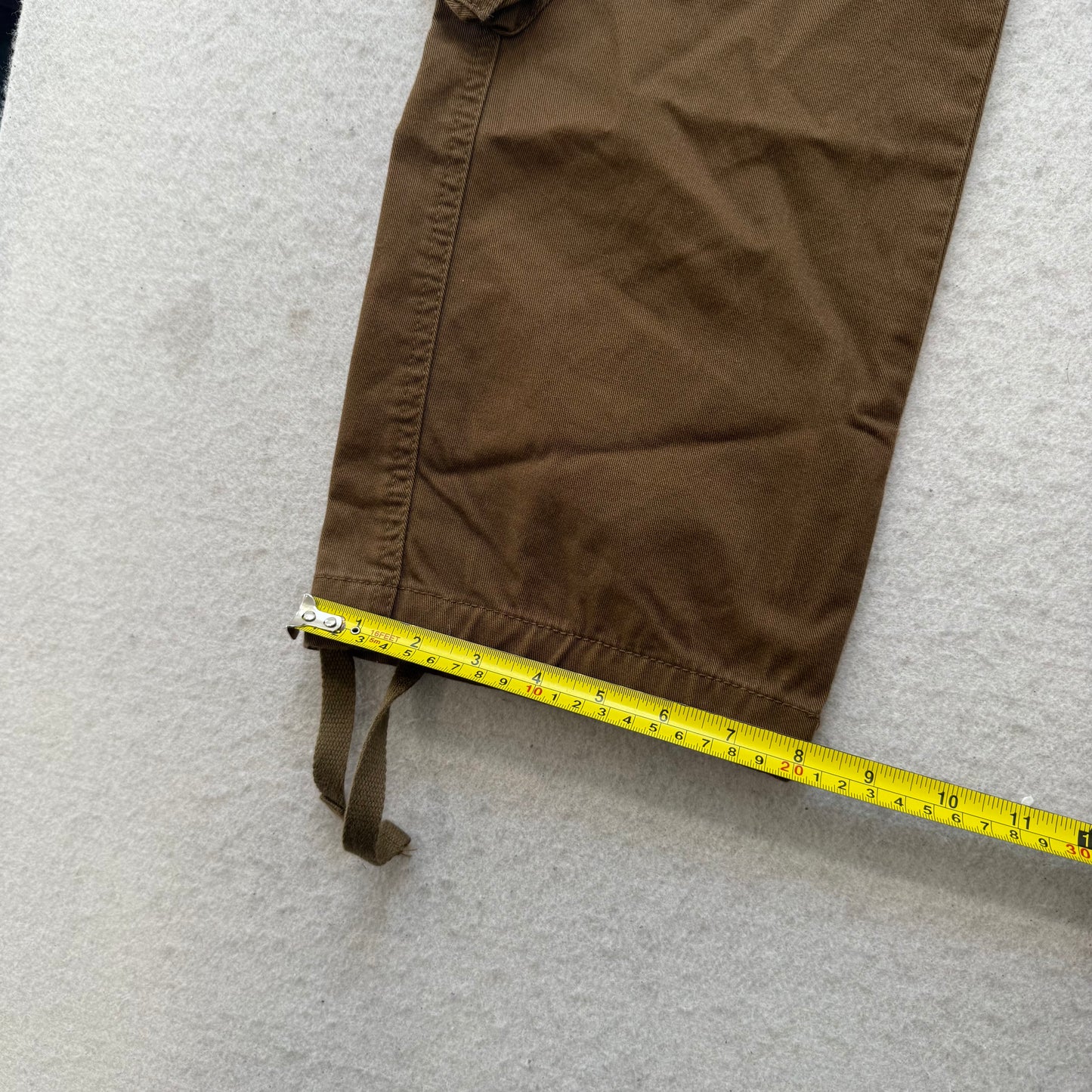 Match Men Men's Brown Utility Cargo Pants Multi-Pockets Tactical Outdoor Size S
