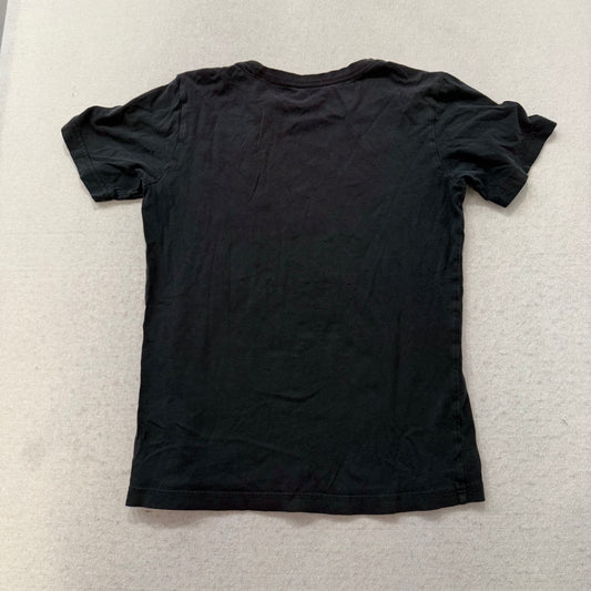 Hurley Men's Black Cotton T-Shirt Short Sleeves Crewneck Graphic Logo Size L