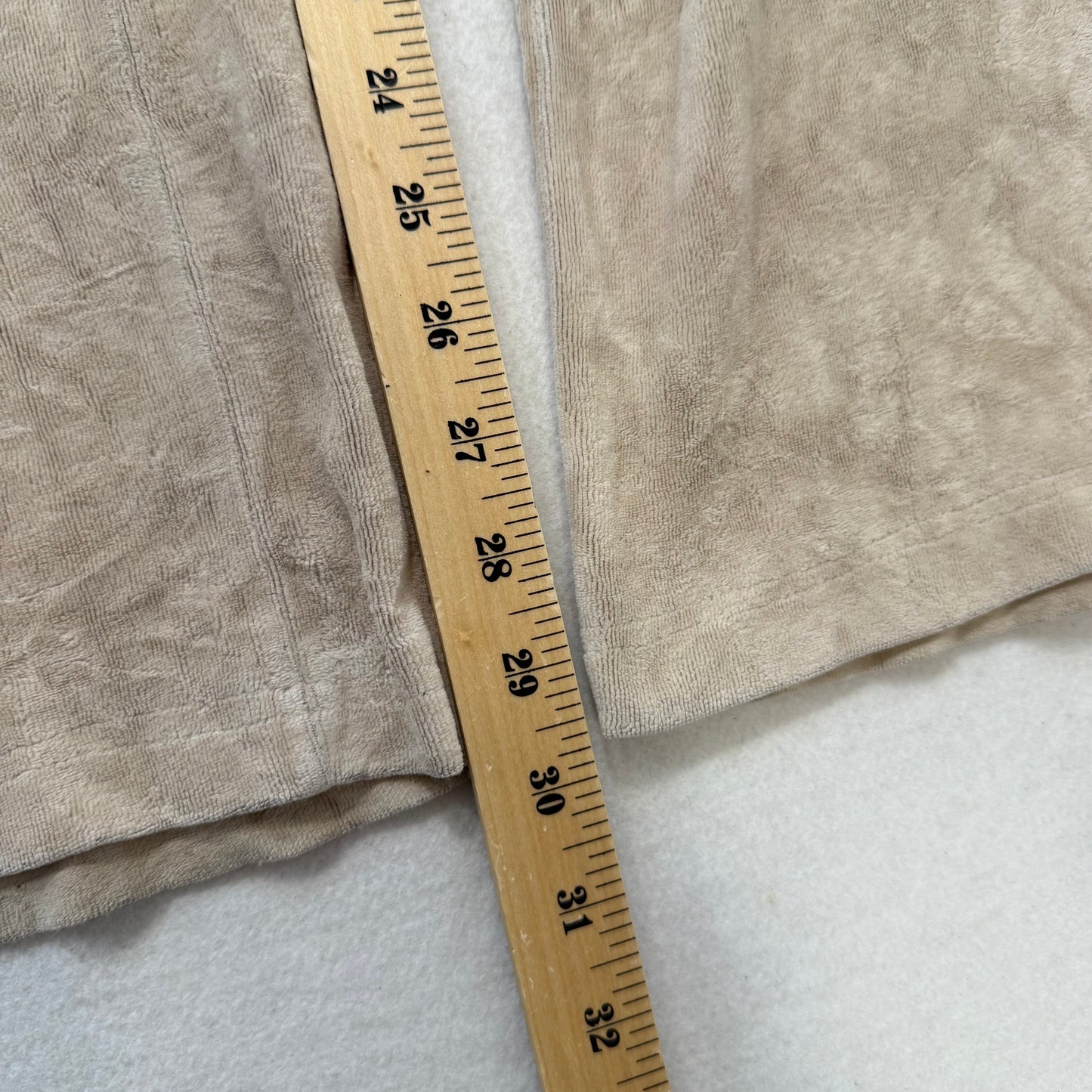 Vintage Juicy Couture beige terry flare pants size M