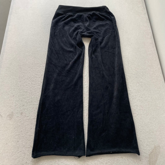 Juicy Couture Women's Navy Velour Flared Leg Track Pants Loungewear Y2k Size M