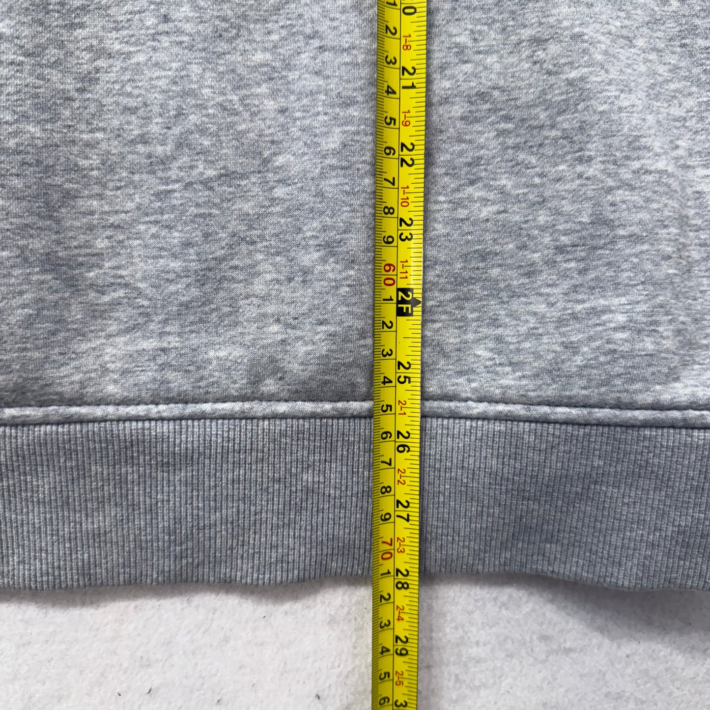 Tommy Jeans Men's Gray Cotton Blend Pullover Hoodie Kangaroo Pocket Logo Size L