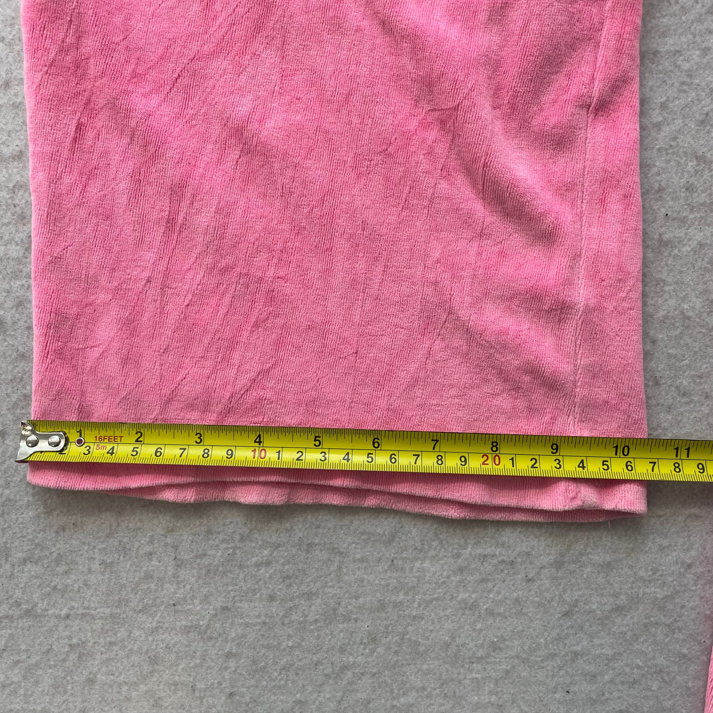 PINK Victoria's Secret Women's Pink Velour Flared Sweatpants Loungewear Size L