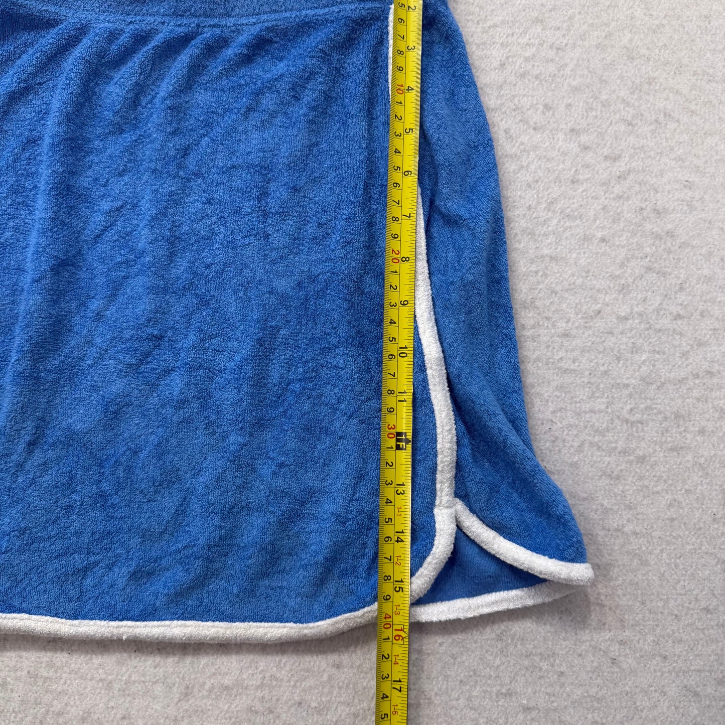 Hollister Womens Blue Terrycloth Ultra High Rise Mini Skirt Athletic Wear Size S