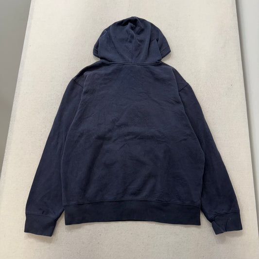 Aeropostale Navy Cotton Blend Hoodie Long Sleeves Logo Limited Edition Size M