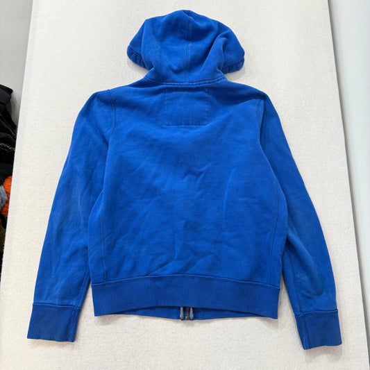 Abercrombie & Fitch Men's Royal Blue Full Zip Fleece Hoodie Loungewear Size 2XL