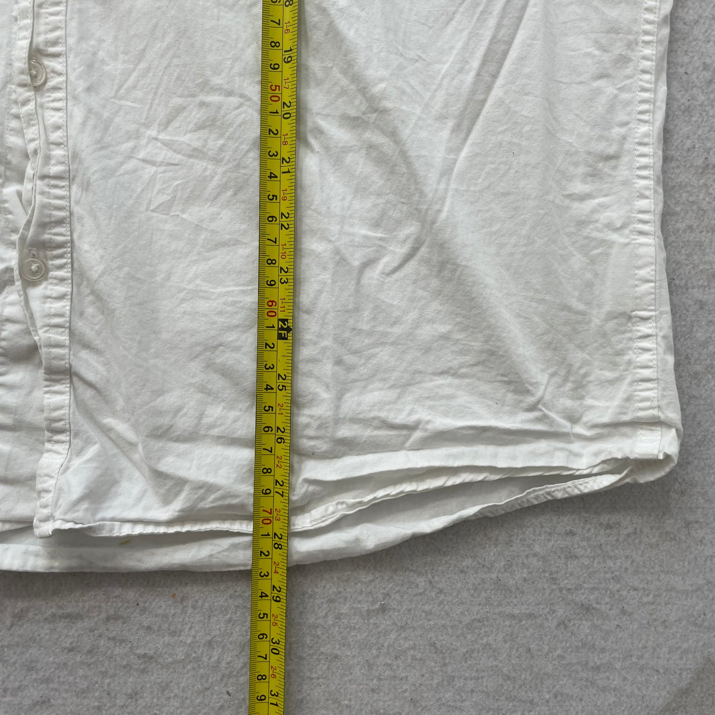 MMA Elite Men's White Cotton Regular Fit Button Up Shirt Graphic Logo Size XL