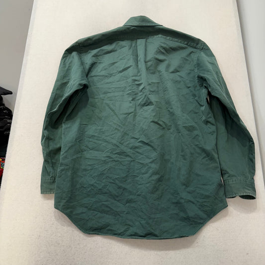 Ralph Lauren Blake Mens Hunter Green Cotton Button-Down Shirt Long Sleeve Size M