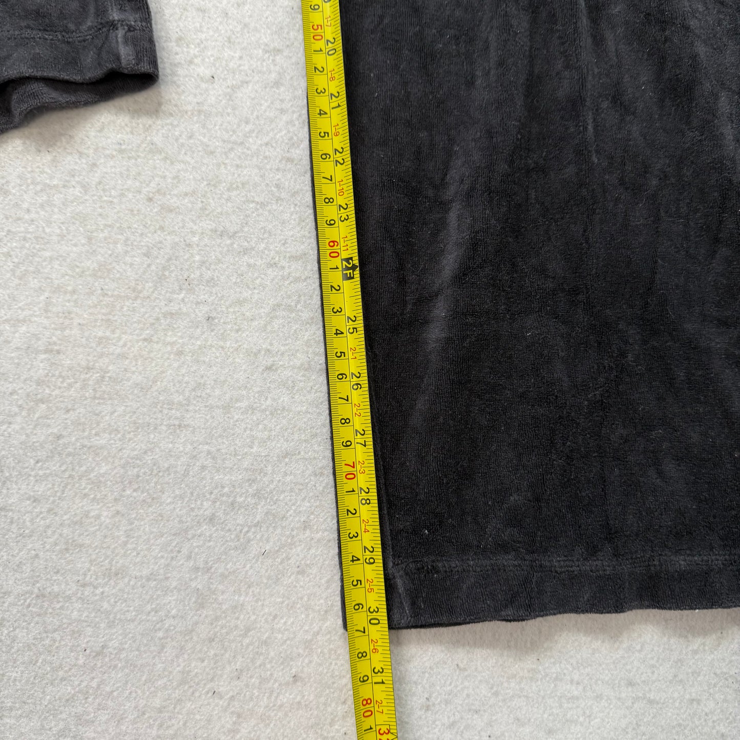 Vintage Juicy Couture Women's Black Velour Flare Track Pant Drawstring Size S