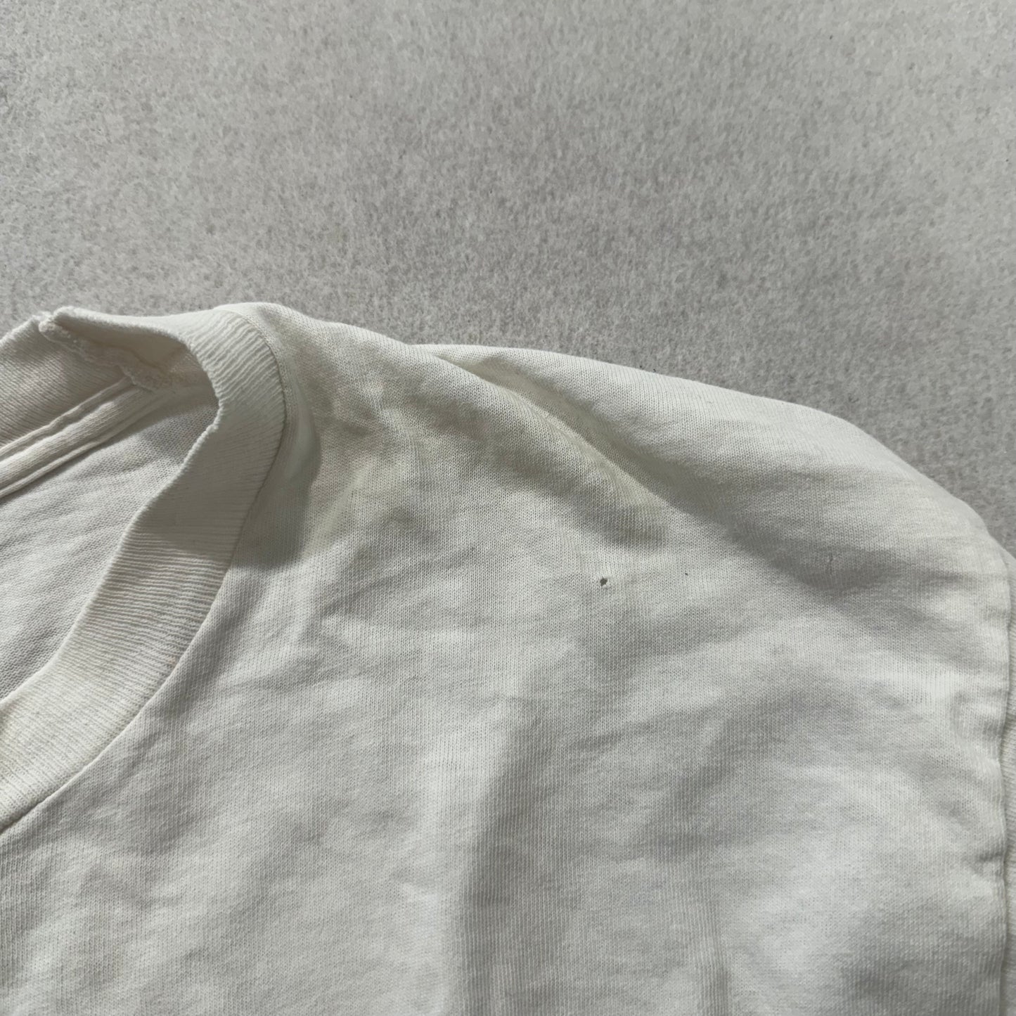 Fruit of the Loom Mens White Cotton Windows Lotus Microsoft Tech T-Shirt Size XL