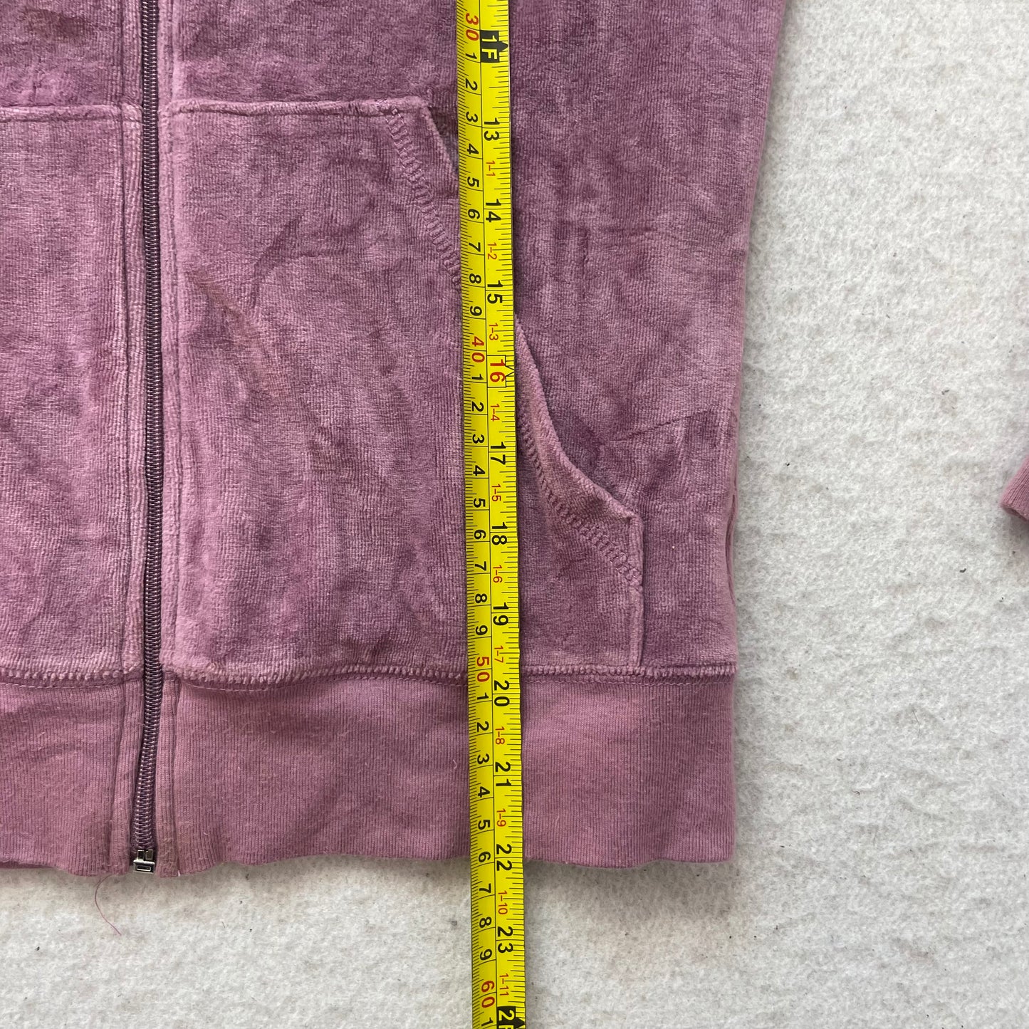 2003 Vintage Juicy Couture Women's Purple Velour Zip-Up Track Jacket Y2k Size L