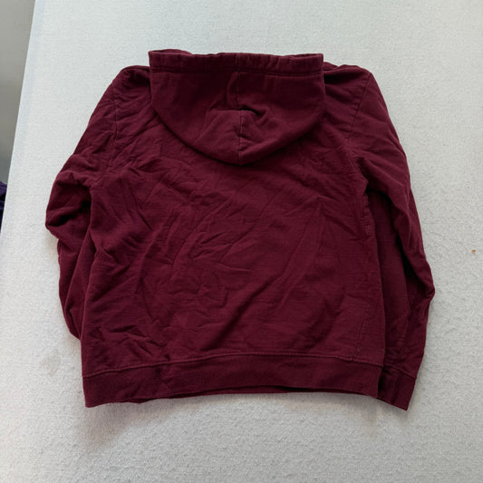 Feeling Hood Seattle Washington Unisex Maroon Pullover Hoodie Graphic Y2k Size S
