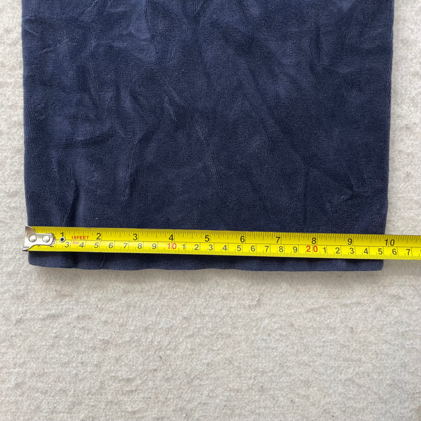Juicy Couture Women's Navy Blue Velour Flared Track Pants Drawstring Y2K Size M