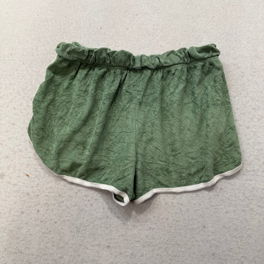 Victoria’s Secret PINK Women's Soft Pine Terry Cloth Varsity Shorts Beach Size L