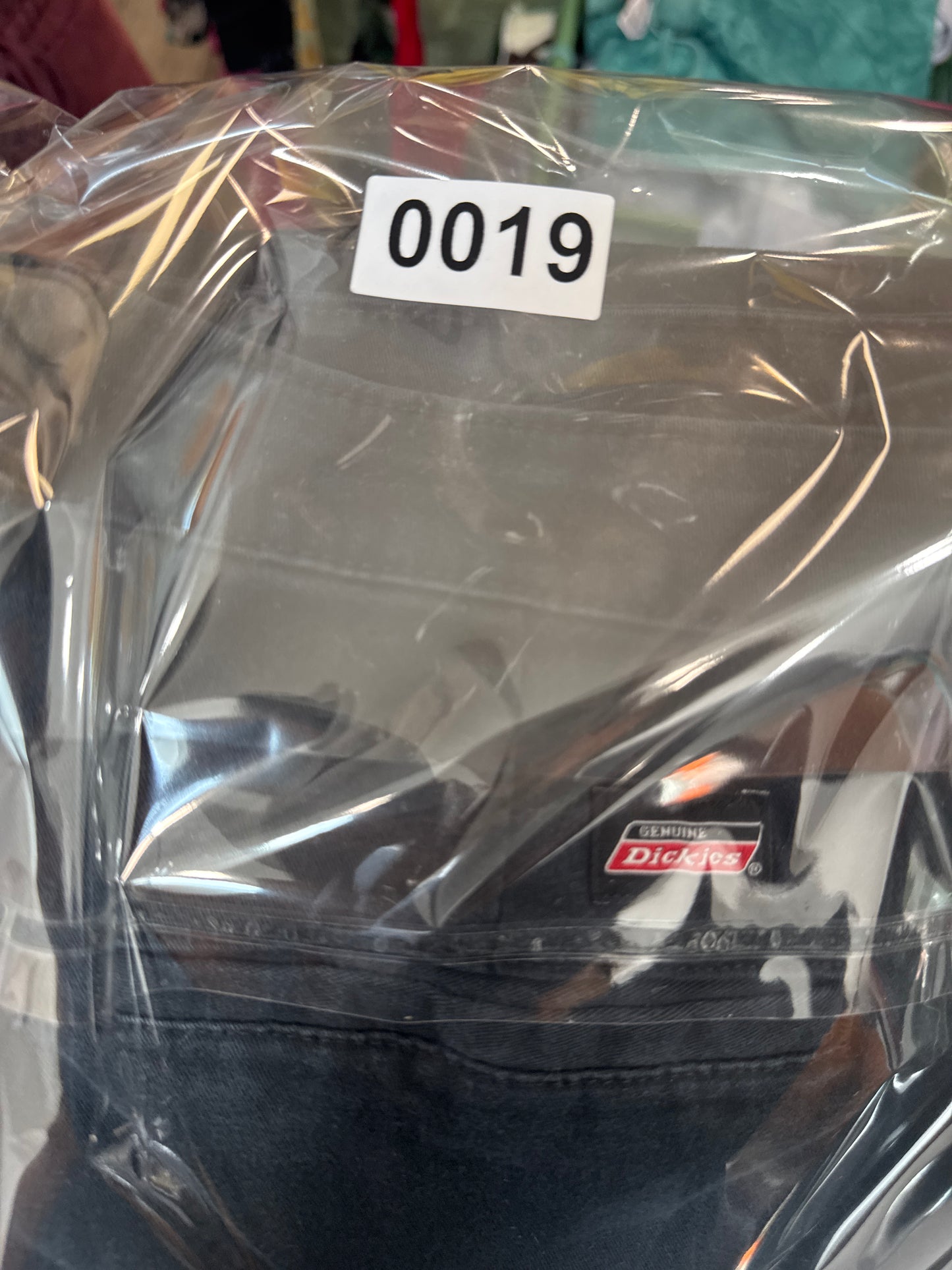 Genuine Dickies Women's Black Flared Leg Denim Jeans Pocket Casual Logo Size W32