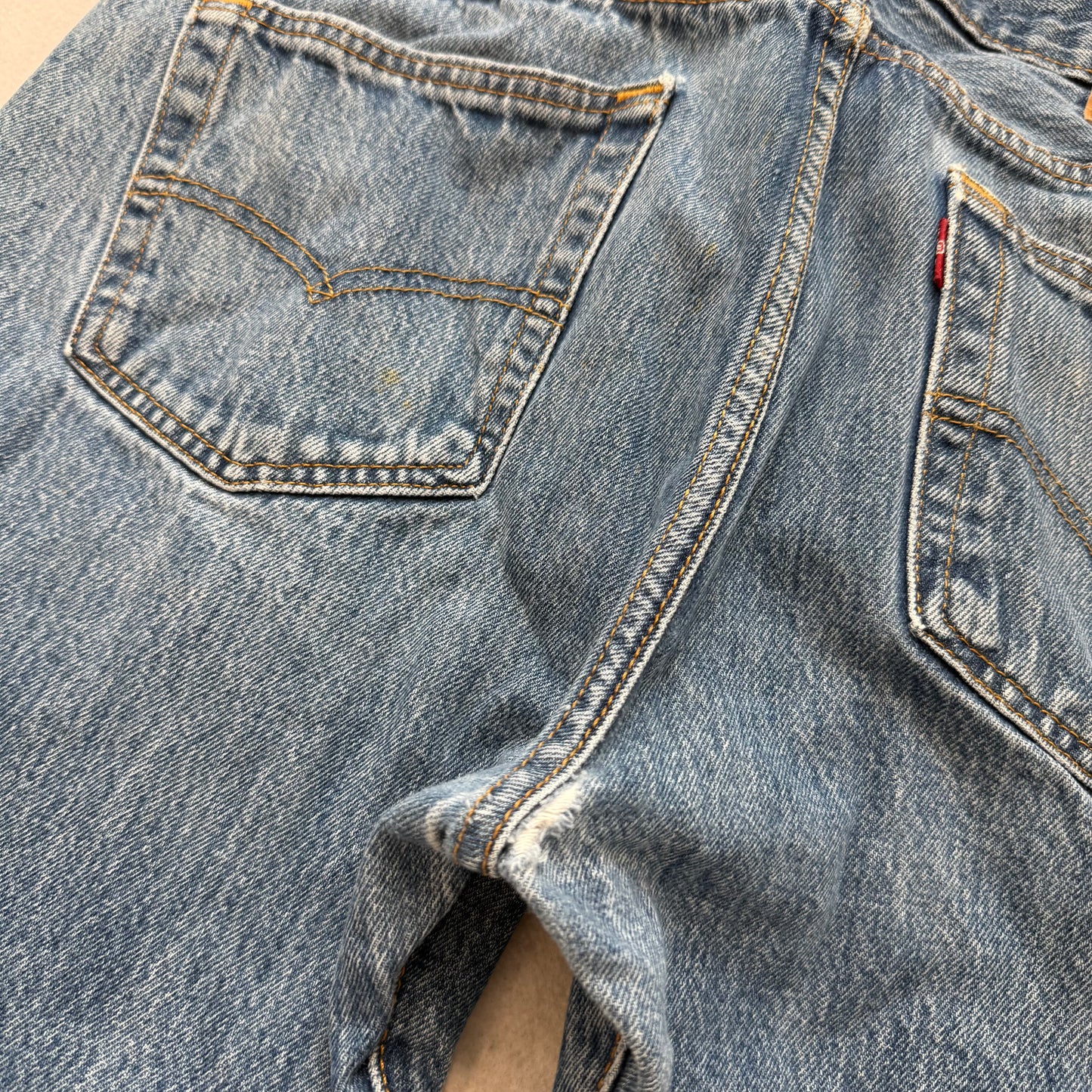 Levi's 501 Classic Original Fit Men's Blue Denim Jeans Button Fly Size 34x30