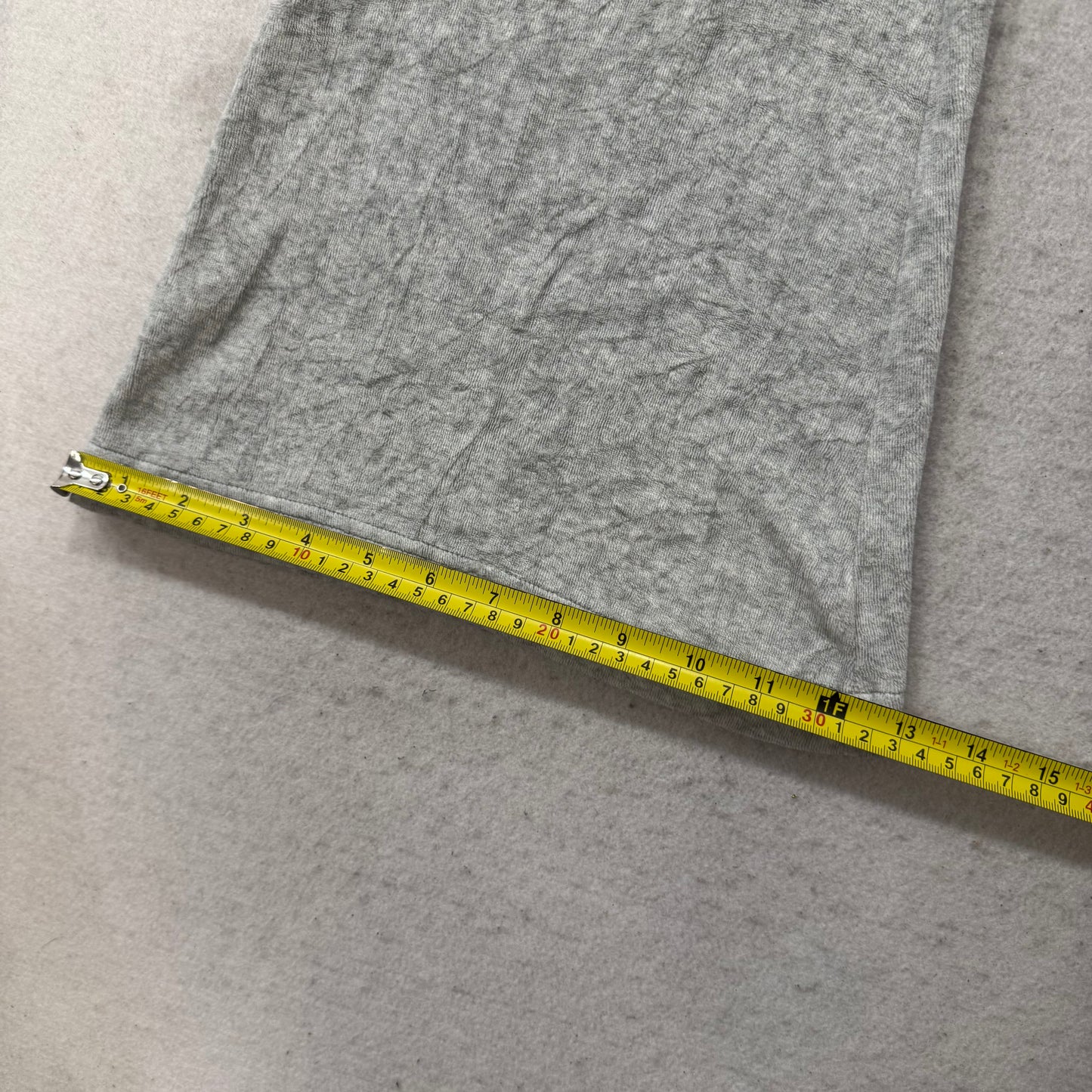 Vintage Juicy Couture Women's Heather Gray Flared Track Pant Bell Bottom Size S