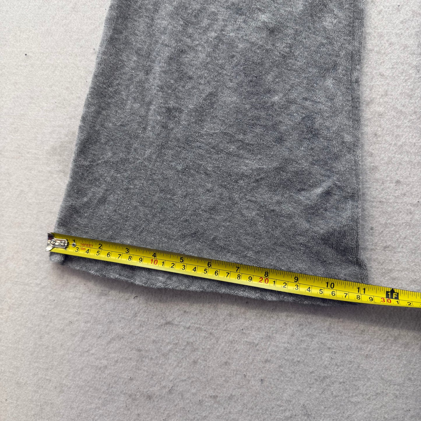 Vintage Juicy Couture Women's Heather Gray Terrycloth Flared Track Pant Size S