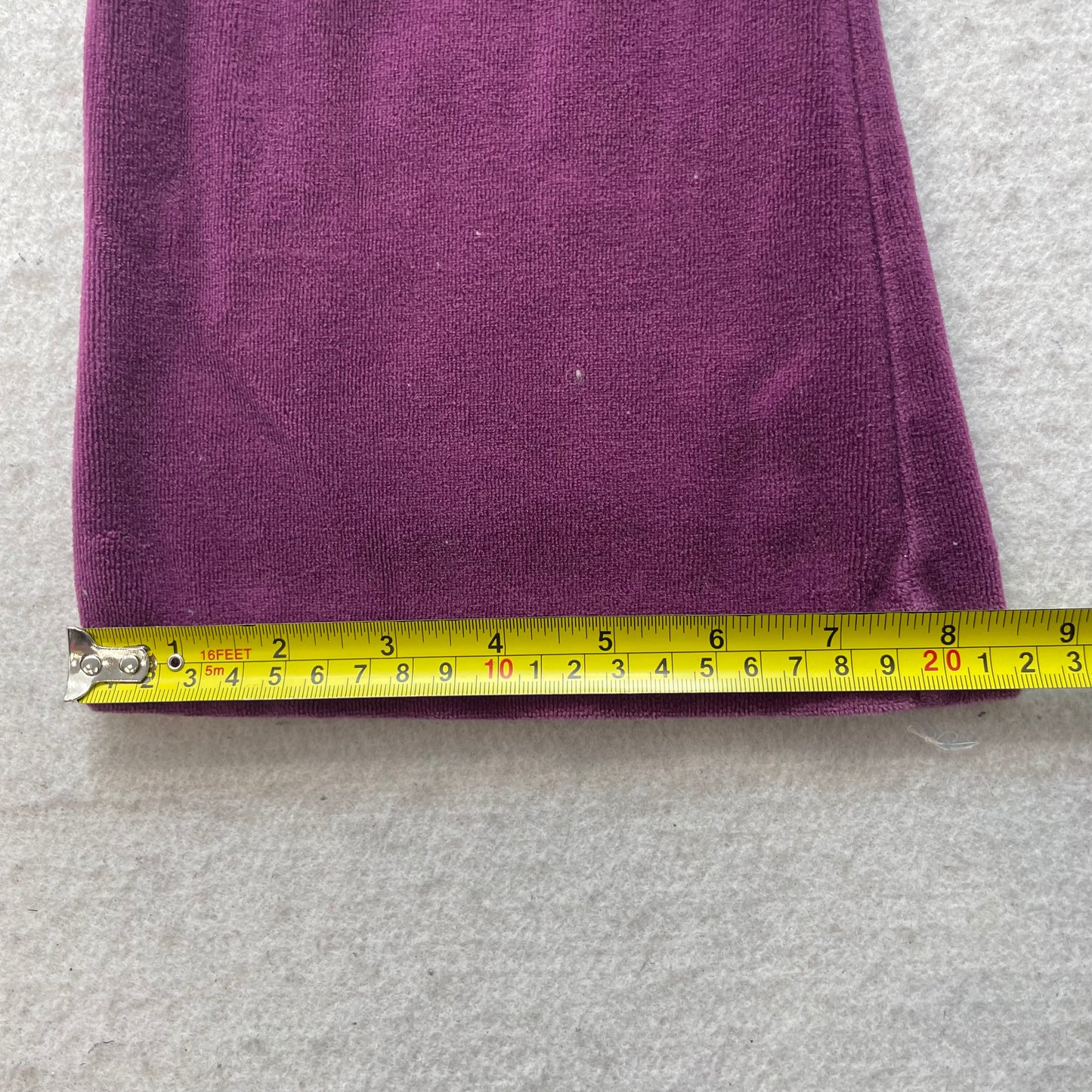 Vintage Juicy Couture Women's Purple Wine Flared Track Pant Flap Pockets Size S