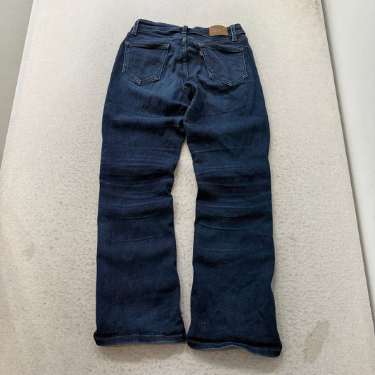 Levi's 529 Women's Blue Curvy Bootcut Denim Jeans Zip-Fly Baggy Classic Size 4