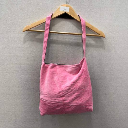 Victoria's Secret PINK Women's Pink Velour Sequin Logo Casual Shoulder Tote Bag