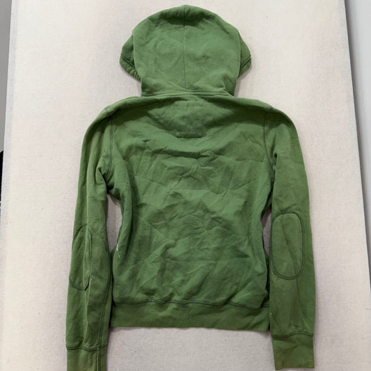 Aeropostale Olive Green Cotton Blend Zip Up Hoodie Long Sleeves Logo Size XXL