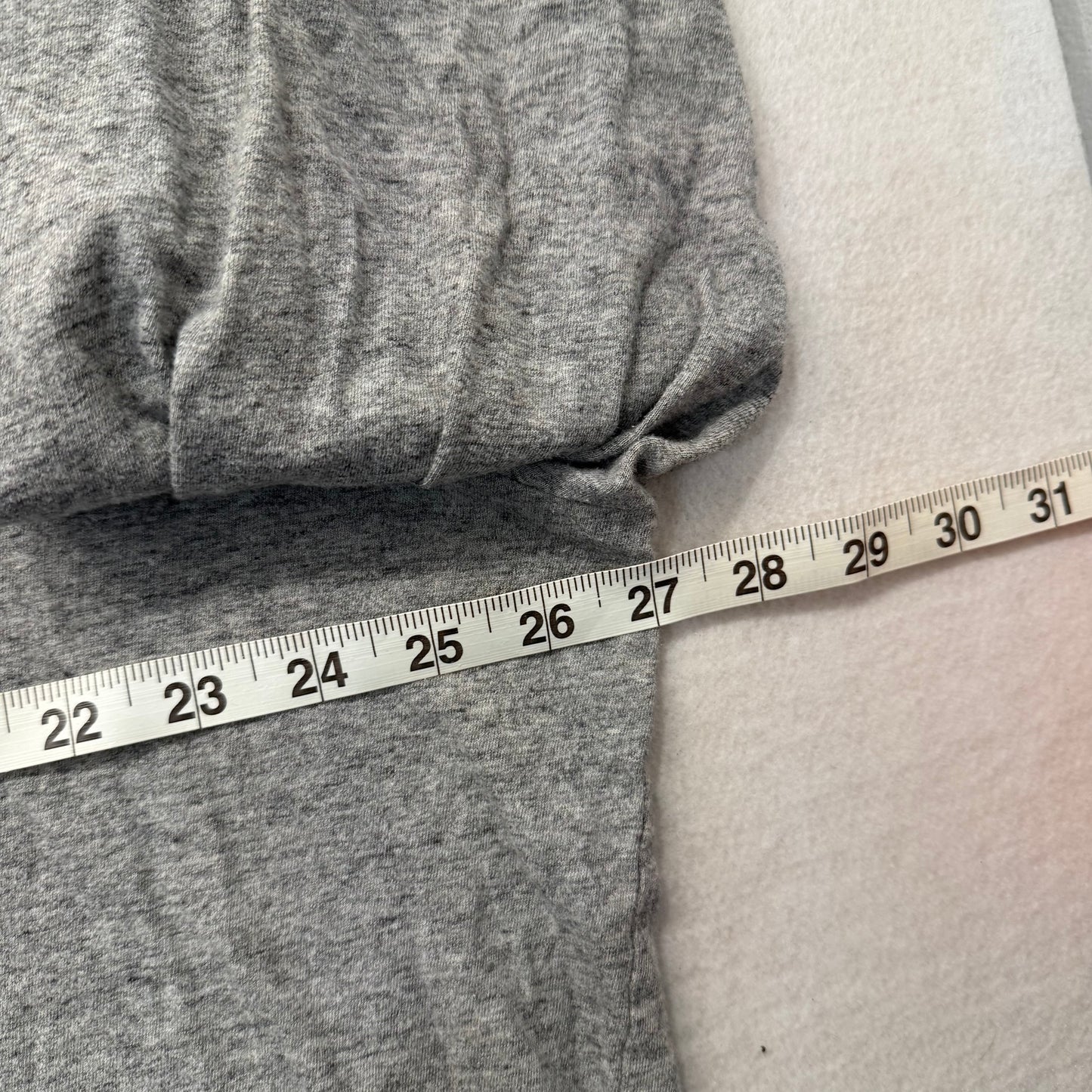 Polo Ralph Lauren Heather Gray Long Sleeve T-Shirt Black Pony Logo Custom Slim Fit