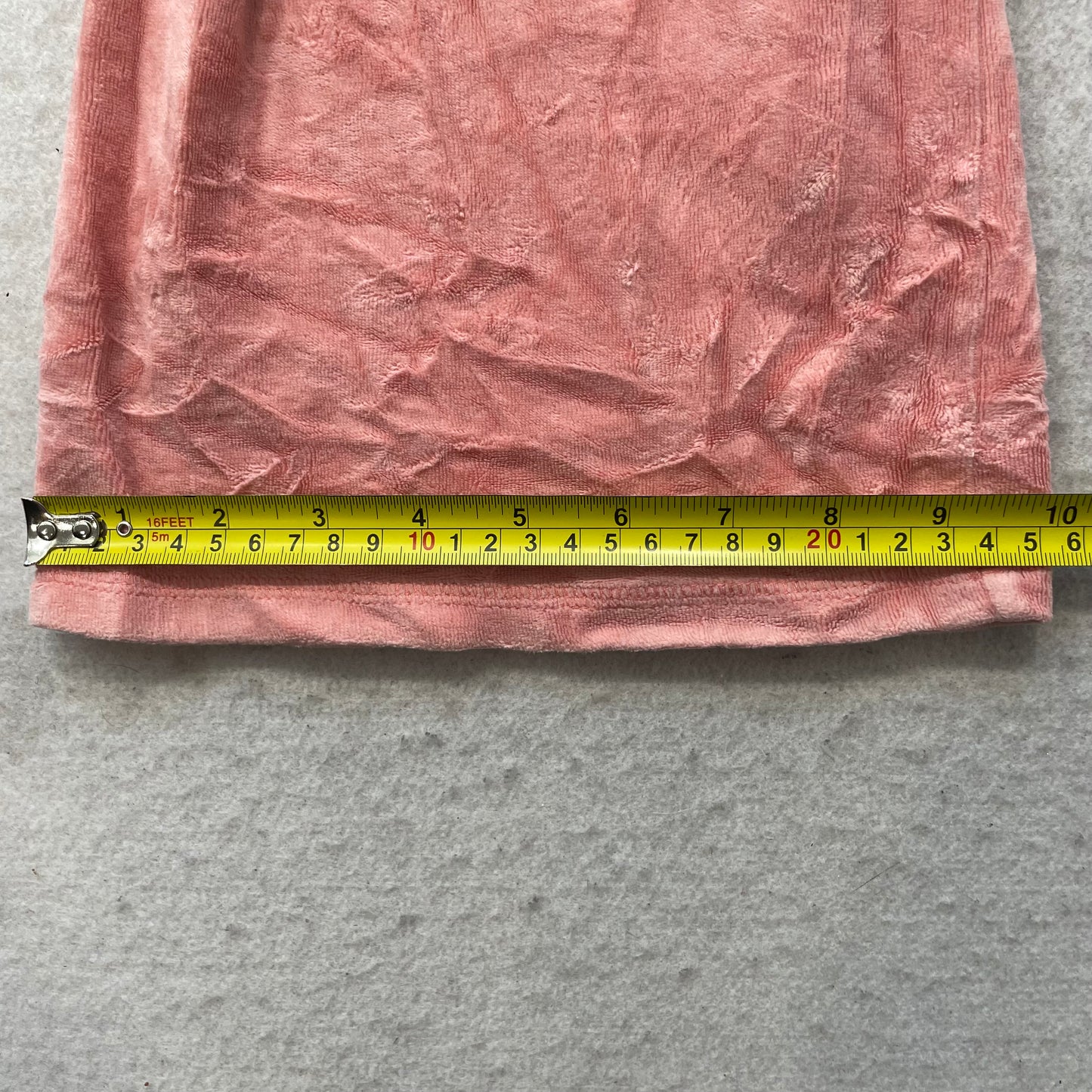 Juicy Couture Women's Pink Velour Flared Track Pant Drawstring Crown Logo Size M