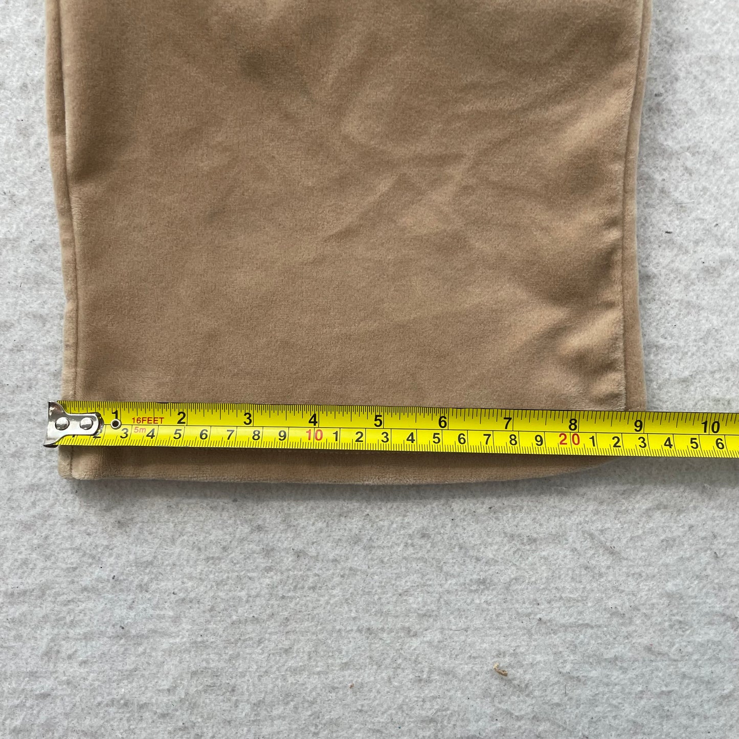 Bebe Women's Beige Velour Flared Leg Track Pant Drawstring Pocket Casual Size XS