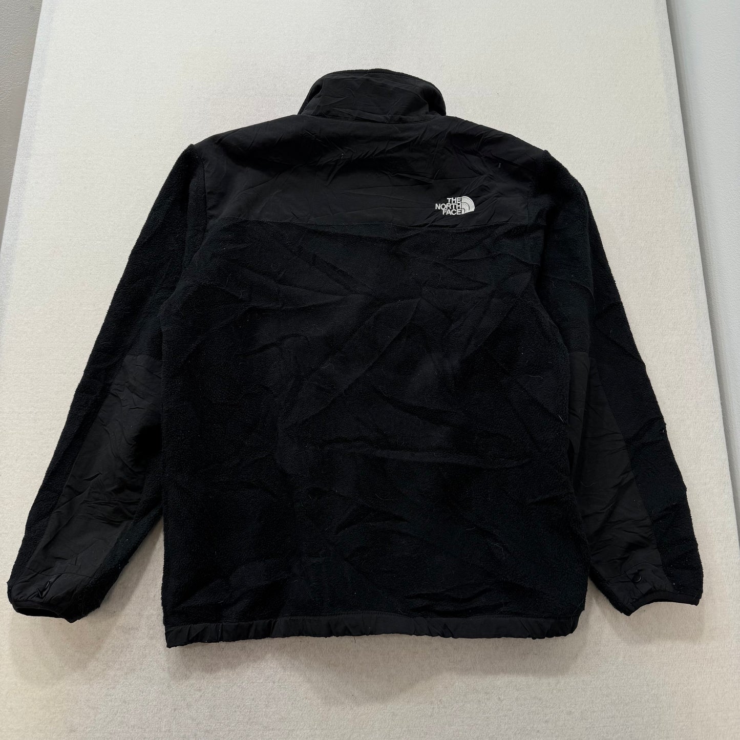 The North Face Black Polartec Fleece Zip Jacket Recycled XL