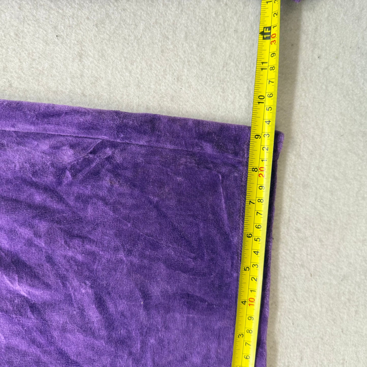 Juicy Couture Women's Purple Velour Flared Track Pant Loungewear Y2K Size XL