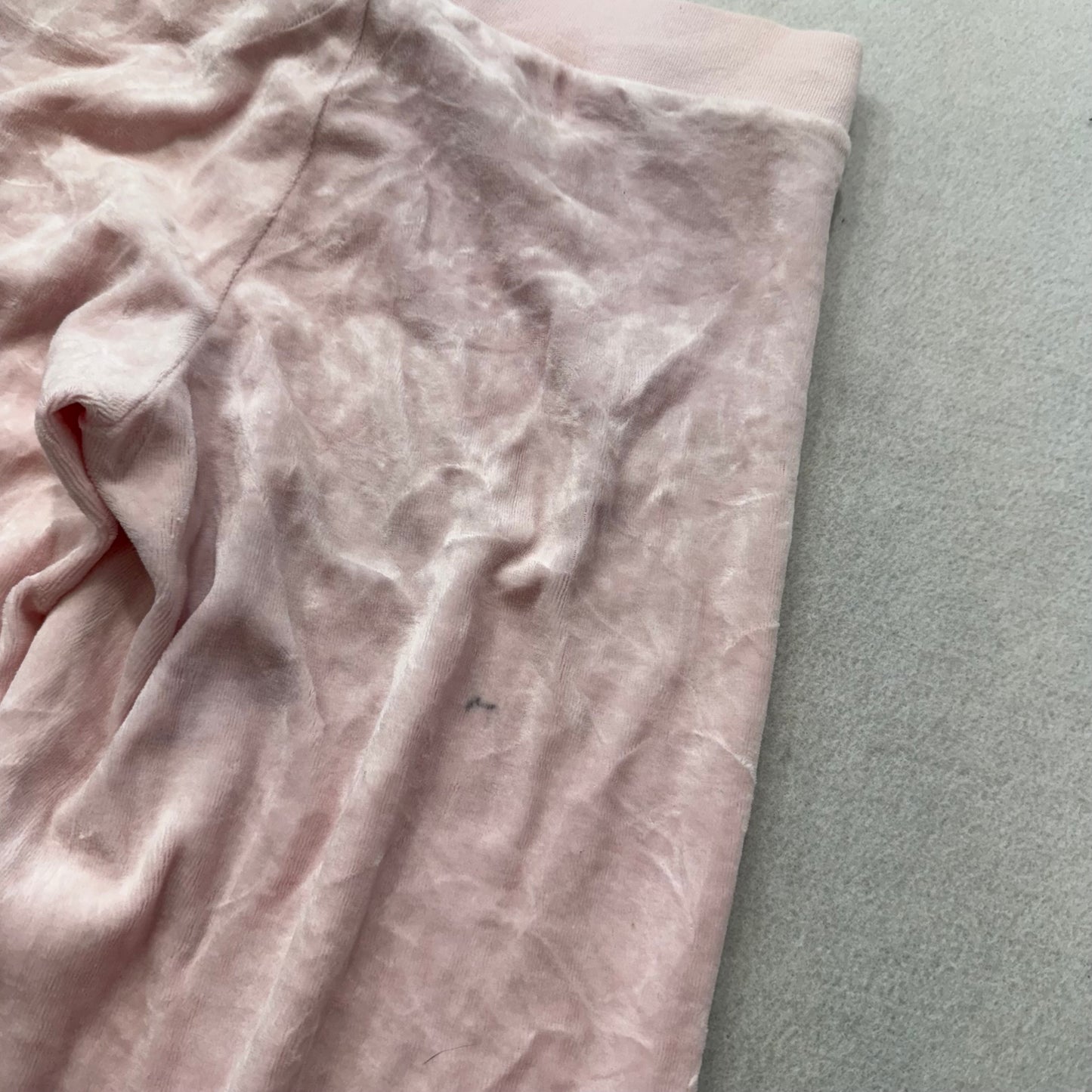 Juicy Couture Women's Pastel Pink Velour Flare Track Pant Loungewear Y2K Size XS