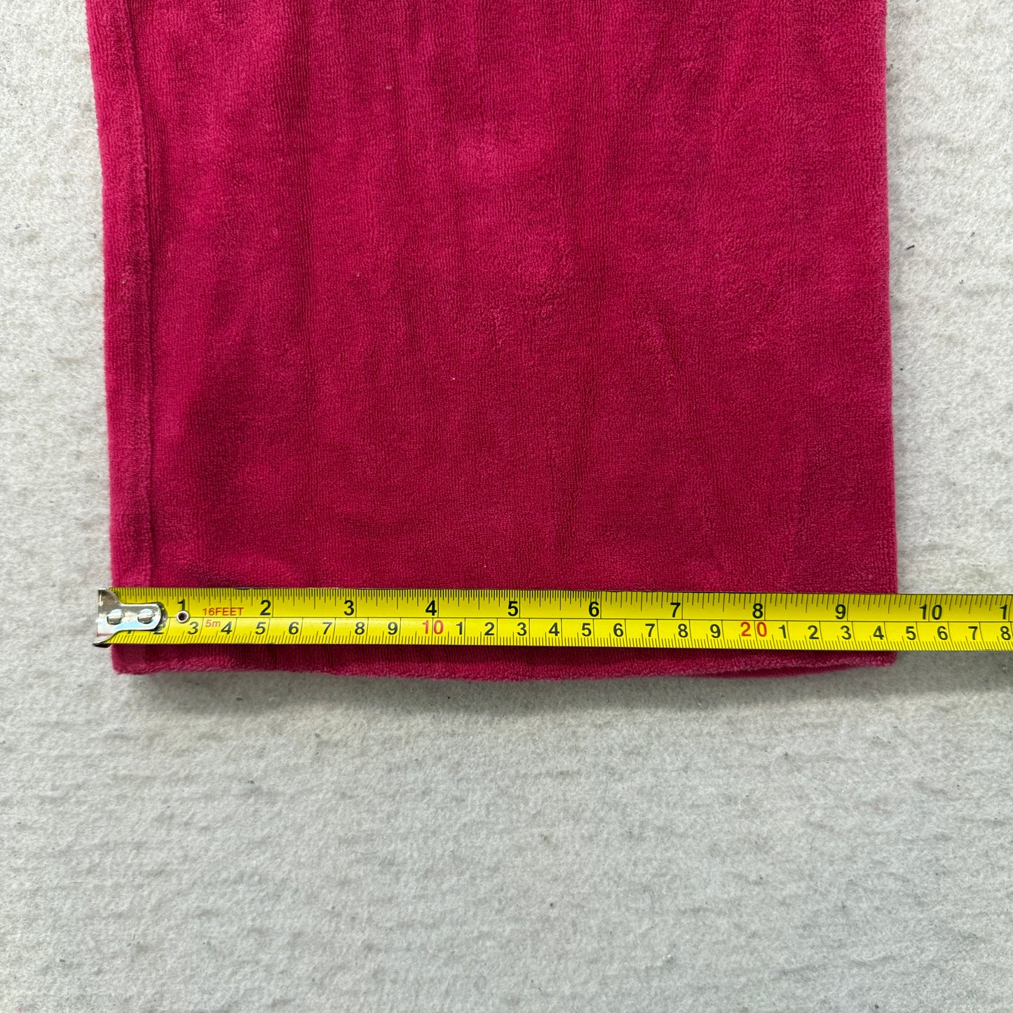 Juicy Couture Womens Dark Hot Pink Velour Flared Track Pants Loungewear Size M