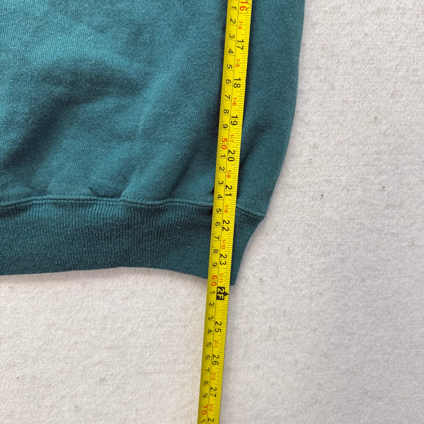 Hanes Women's Green Fleece Sweatshirt Crew Neck Activewear Casual Size L