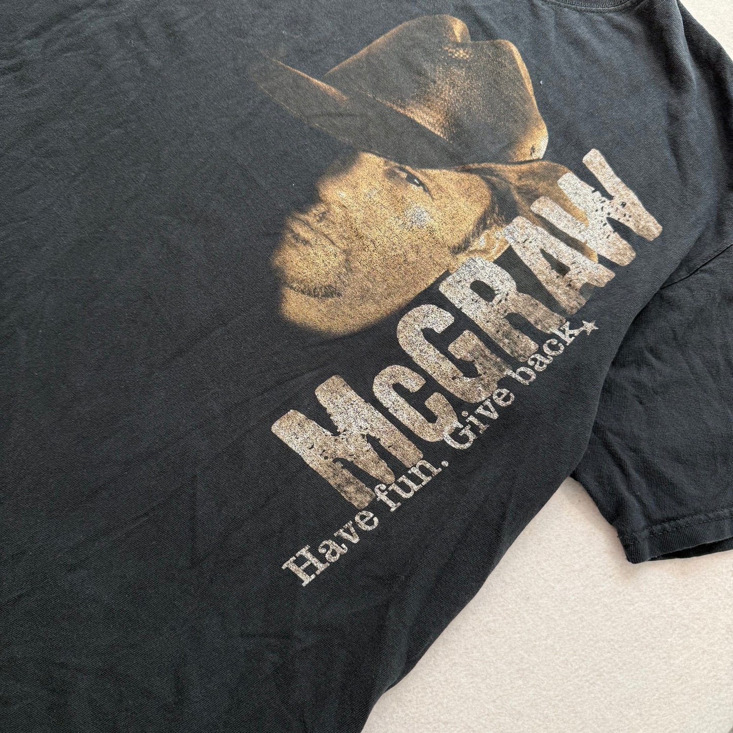 Anvil Tim McGraw Southern Voice Tour Men's Black T-Shirt Short Sleeves Size 2X
