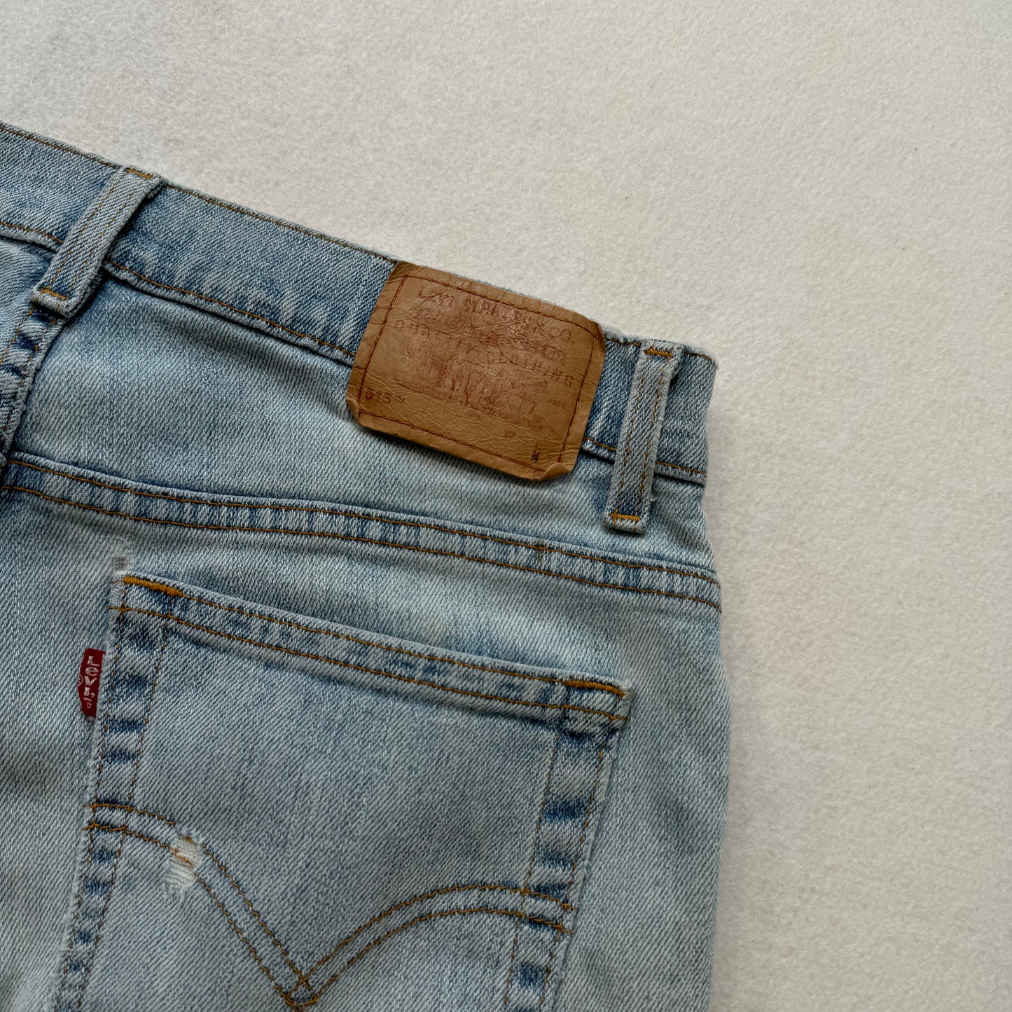 Levi’s 515 Boot Cut blue denim low rise jeans size 28