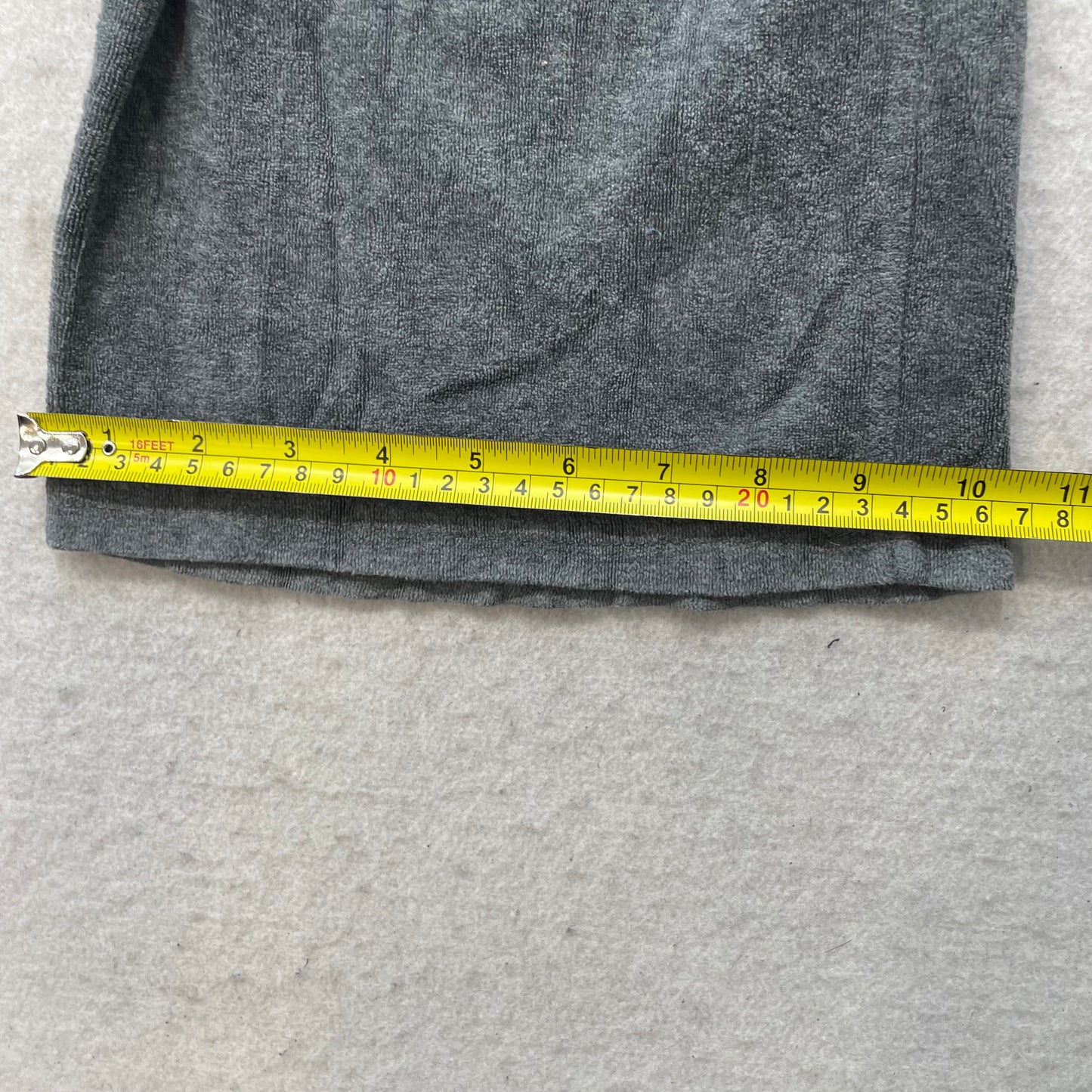 Vintage Juicy Couture Womens Gray Velour Flared Track Pant Drawstring Y2k Size L