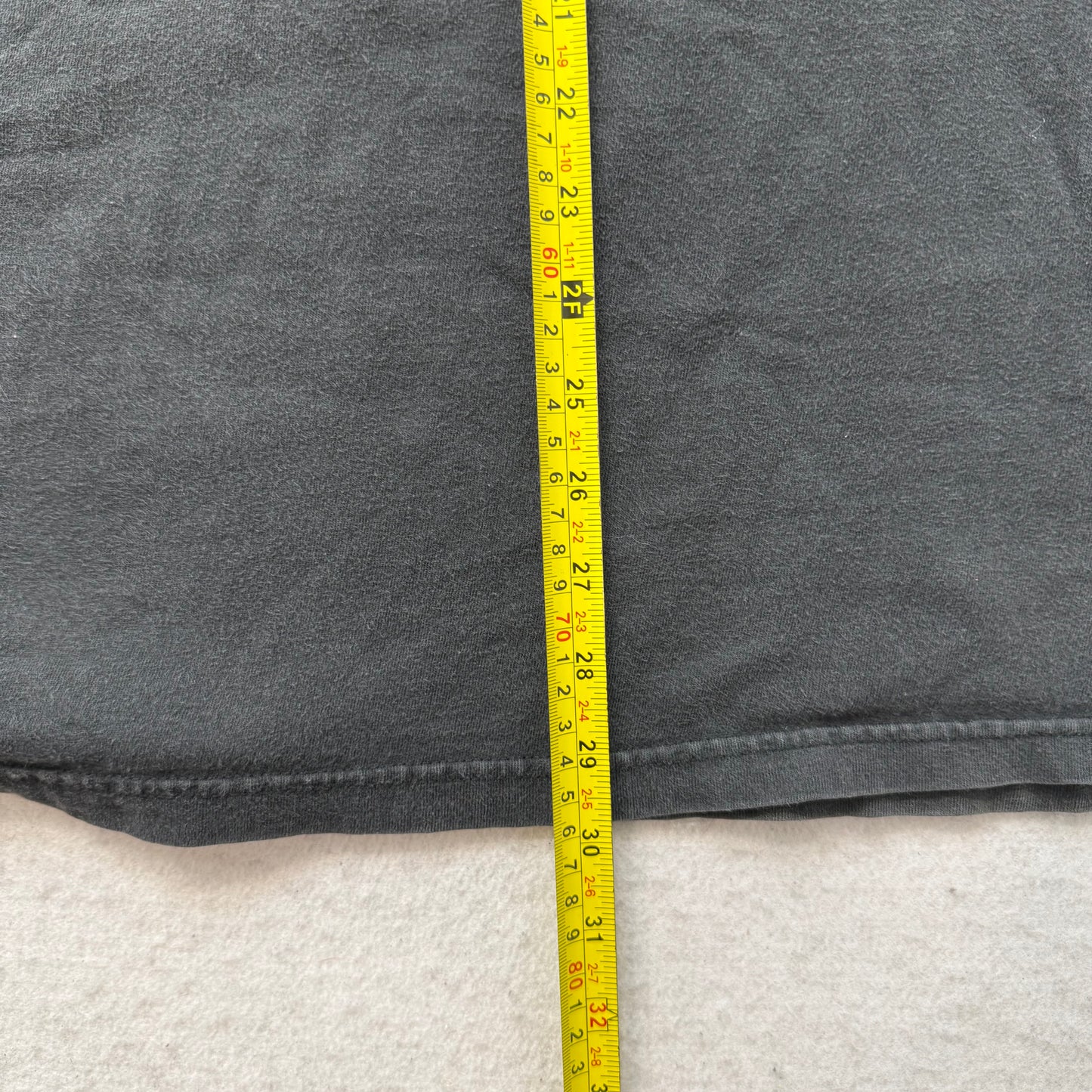 Unbranded Men's Charcoal Gray Cotton Bootleg T-Shirt Graphic Rivalry Tee Size XL