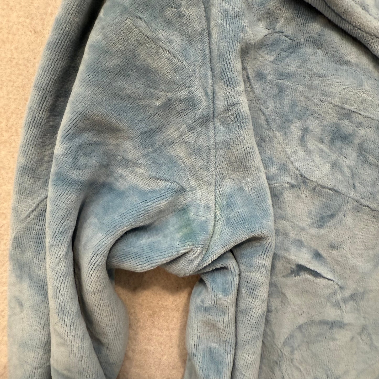 Juicy Couture Women's Pastel Blue Velour Zip Up Hoodie Loungewear Preppy Size M